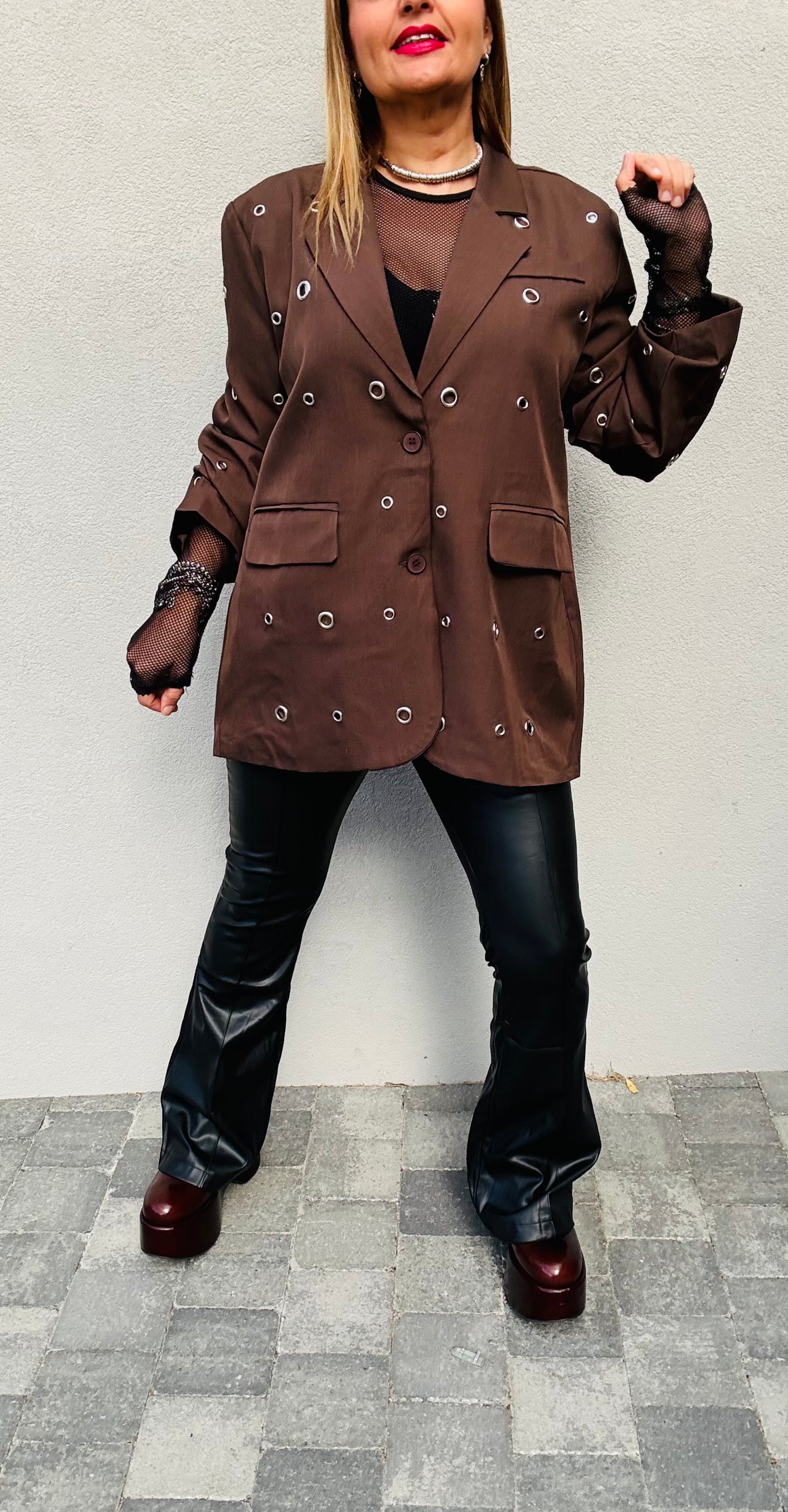 Blazer chocolat