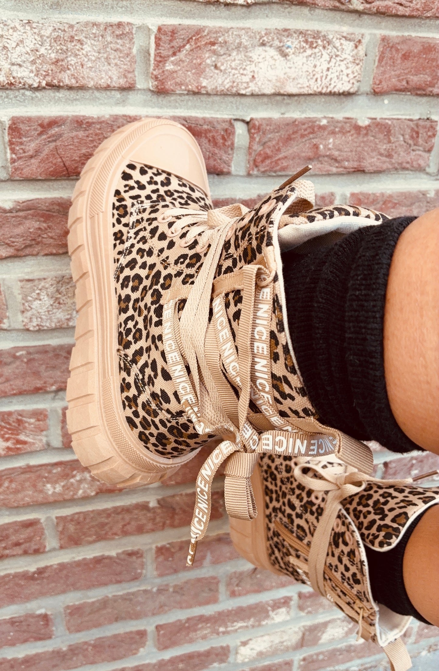 Bottines léopard