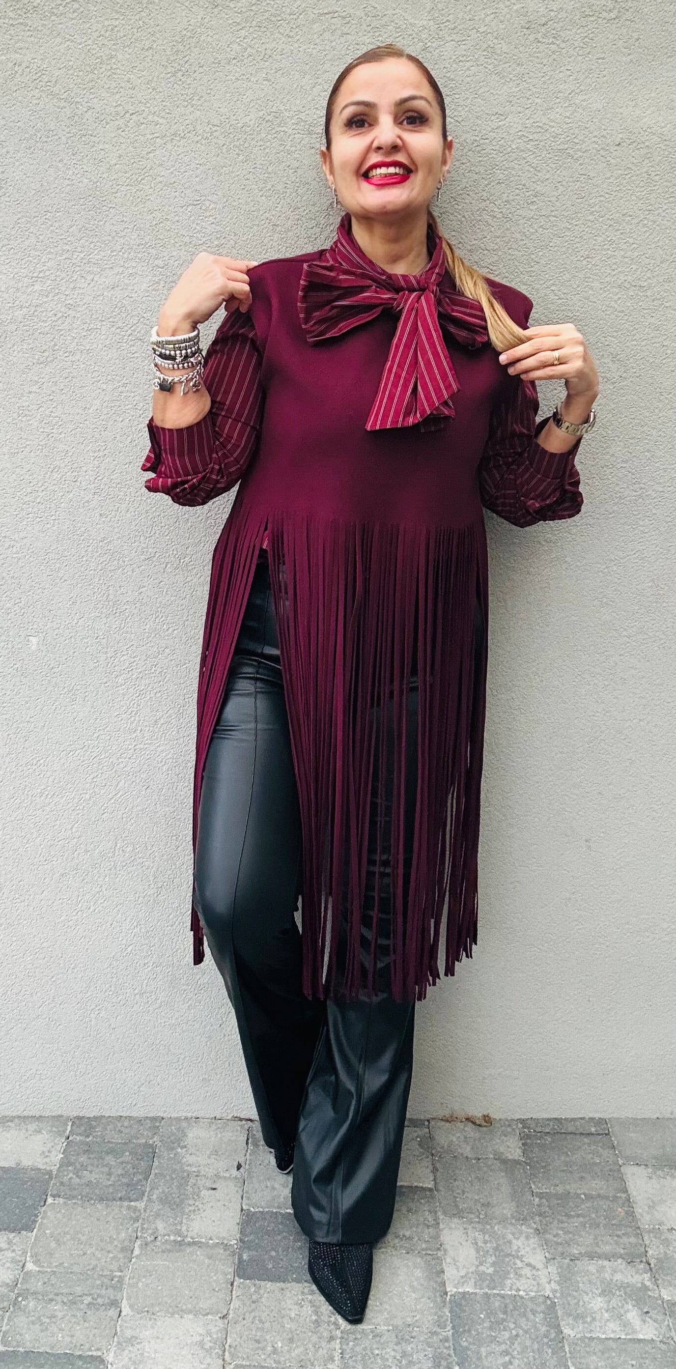 Blouse bordeaux