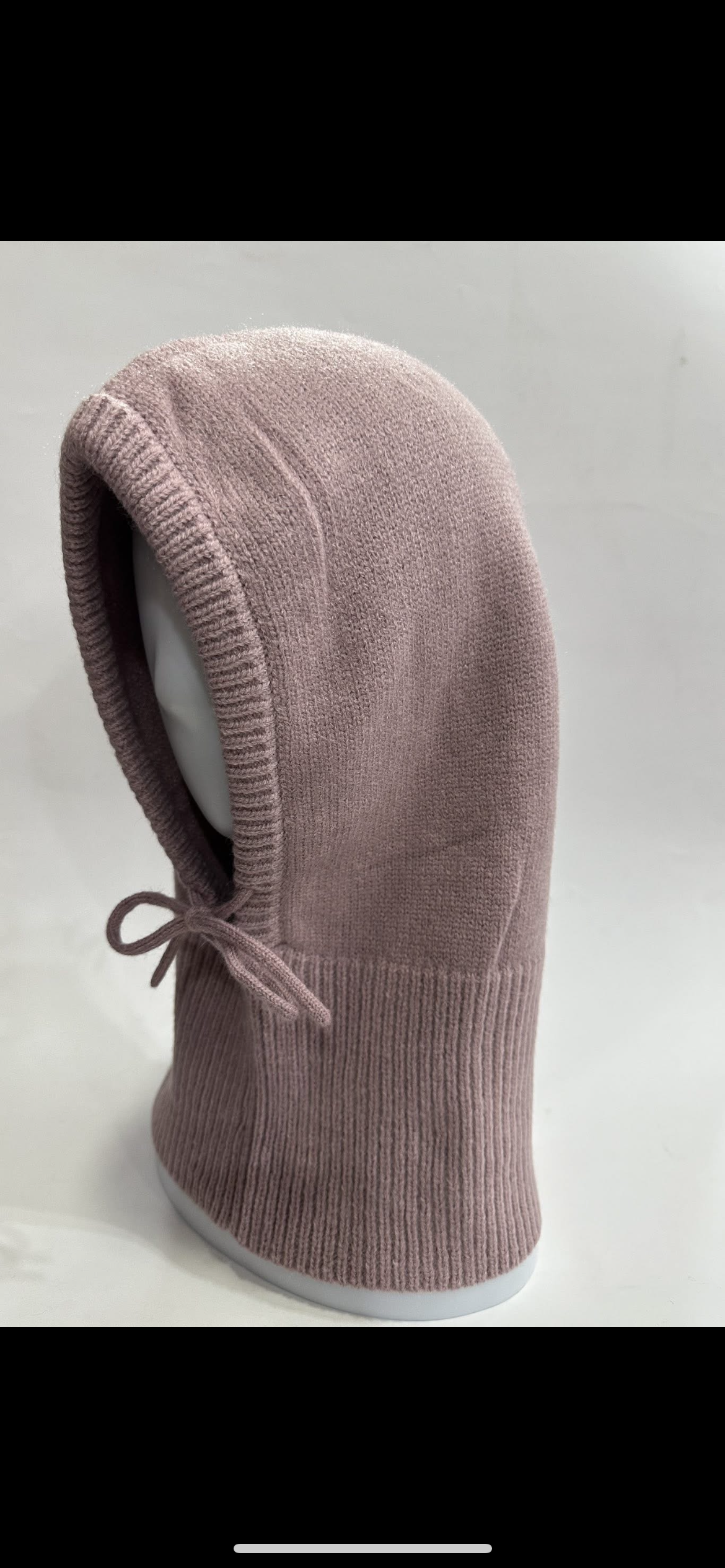 Cagoule rose poudrée