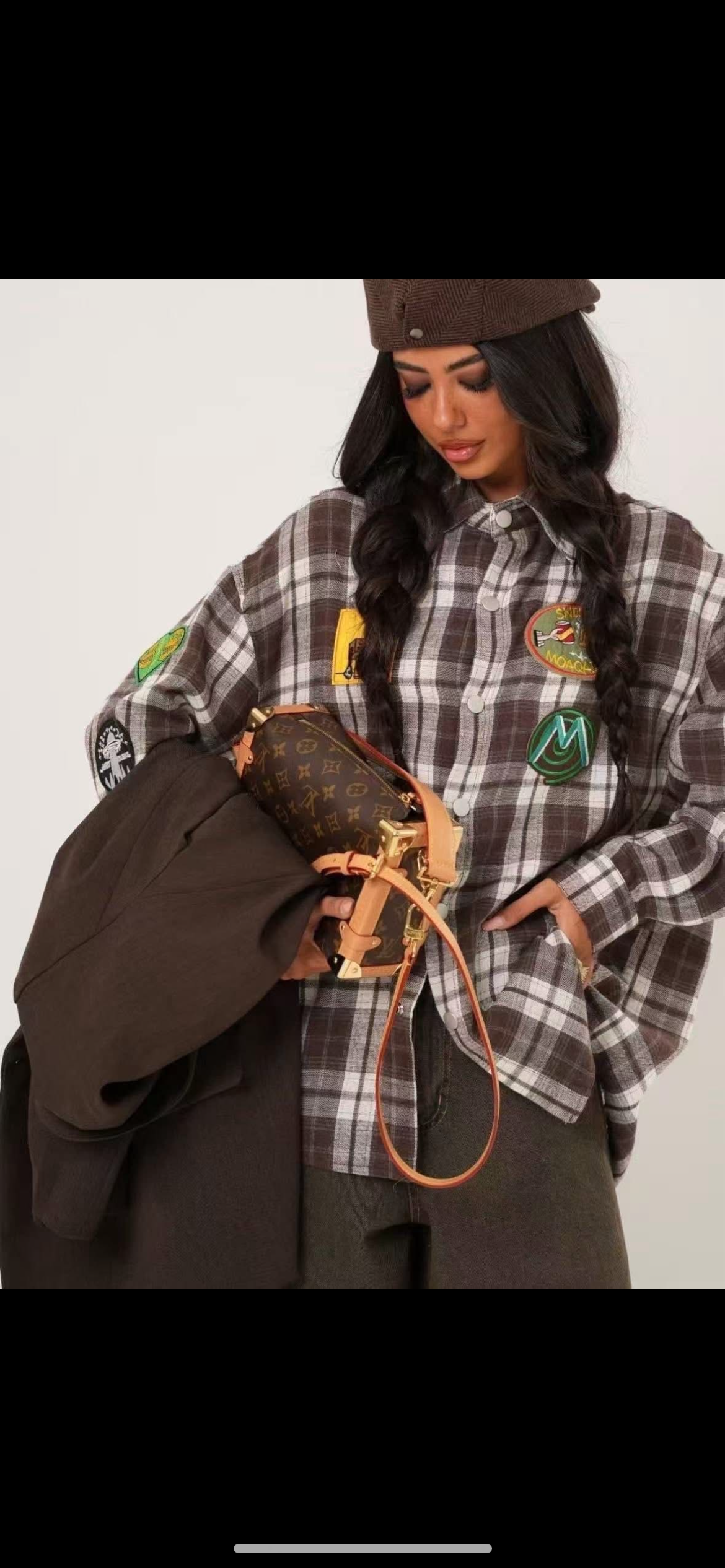 Chemise choco avec écusson