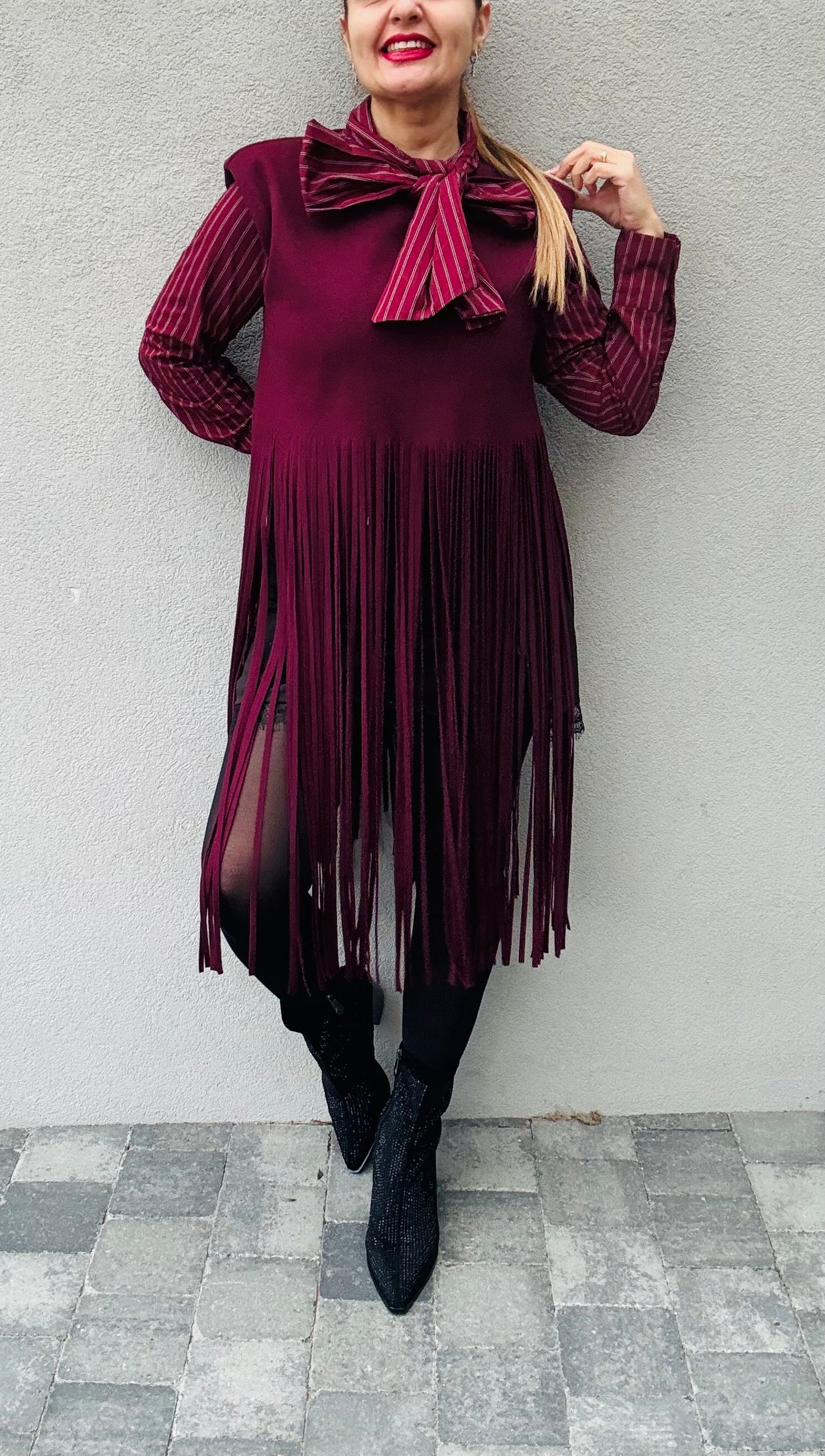 Blouse bordeaux
