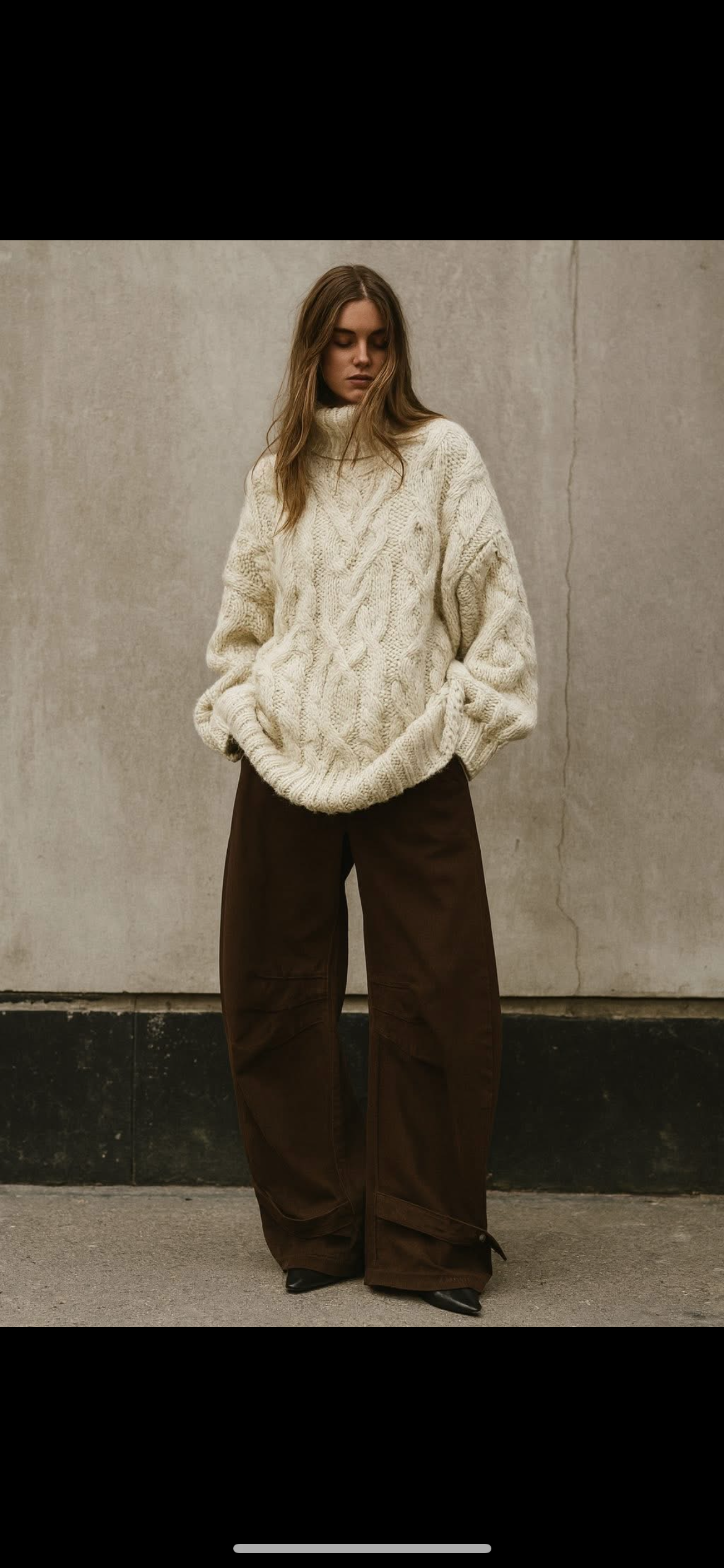 Pantalon ballon choco