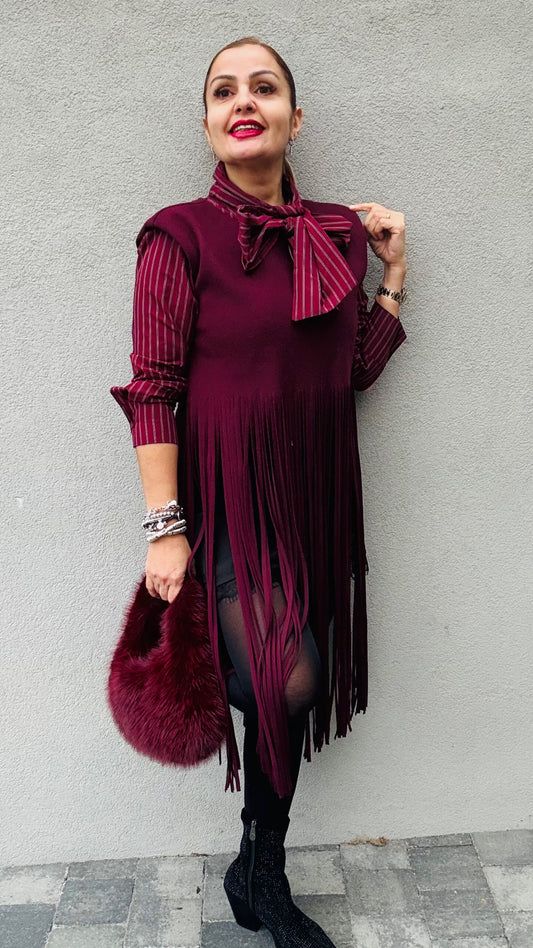 Blouse bordeaux