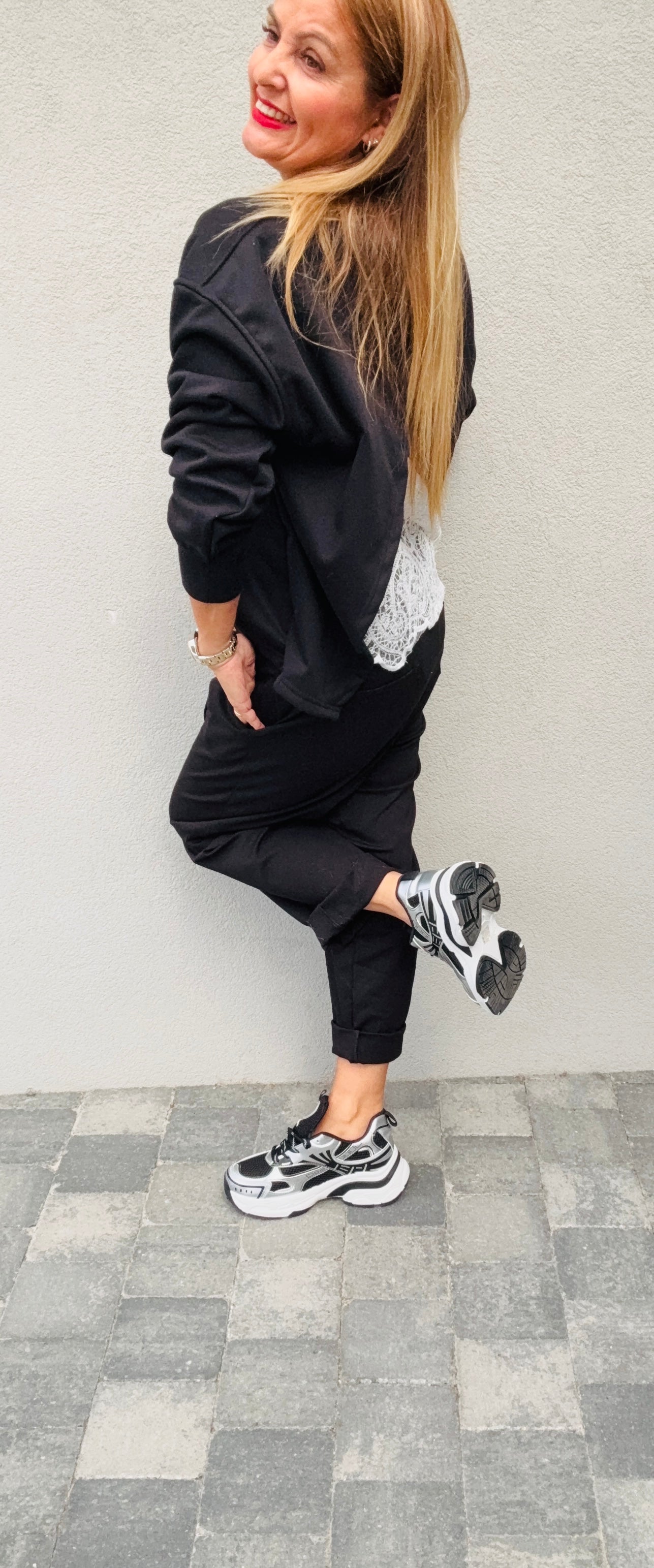 Pull dentelle dos TU